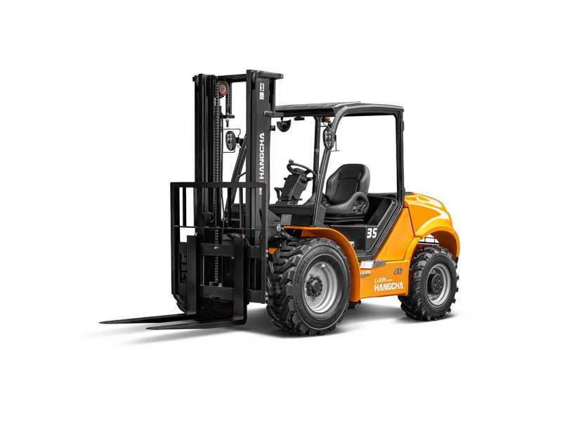 High-voltage Lithium Battery Rough Terrain Forklift